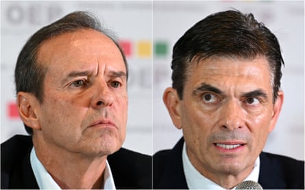 Composite of headshots of the two candidates