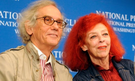 Cristo with his wife and s artistic partner Jeanne-Claude, pictured in 2007.