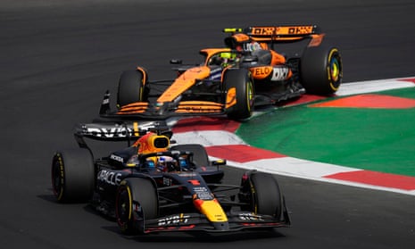 Not fair, clean racing': Norris hits out at Verstappen over penalties in  Mexico | Formula One | The Guardian