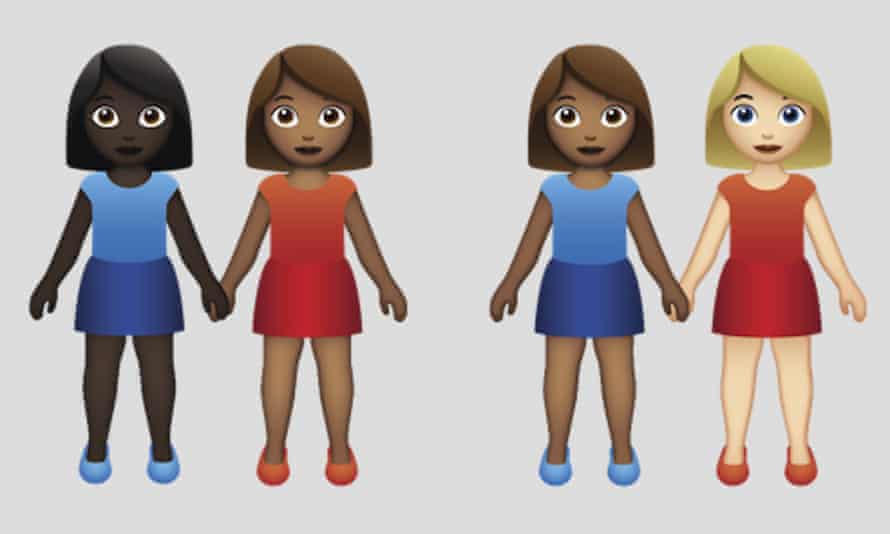 From 2015, updates to emojis have offered a variety of skin tones.