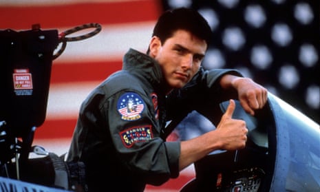 Flyboy fun: Tom Cruise in Top Gun.