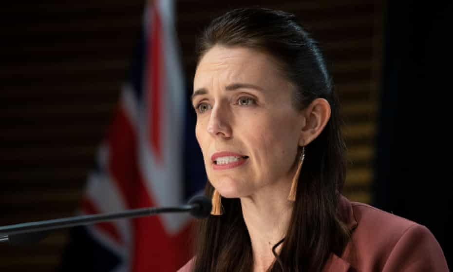 New Zealand prime minister Jacinda Ardern.