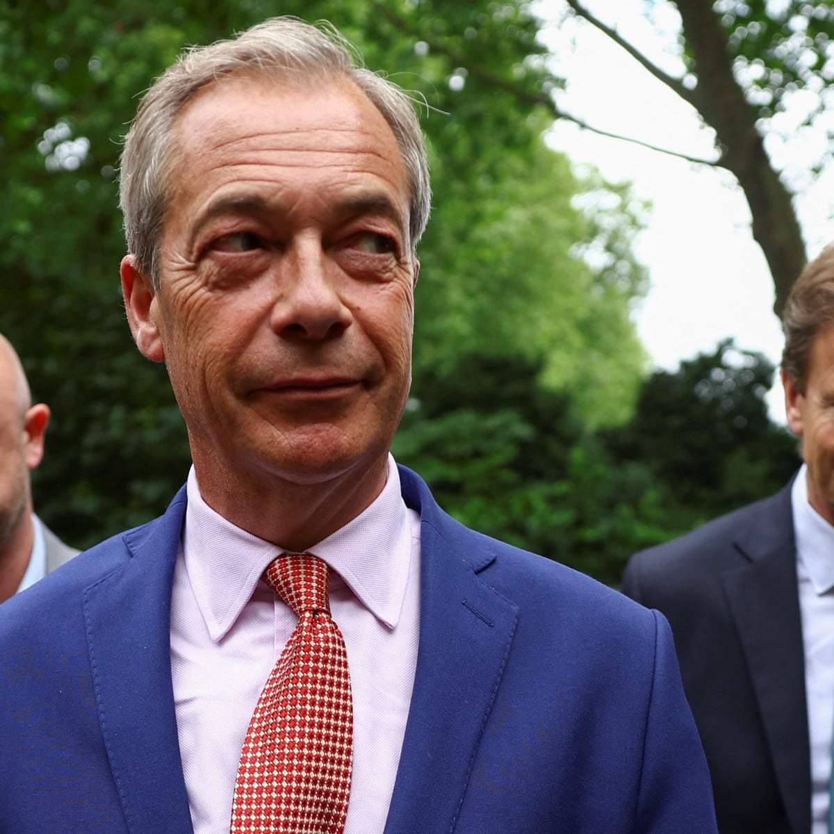 Nigel Farage says he is 'leader of the opposition' after Reform UK poll boost | General election 2024 | The Guardian
