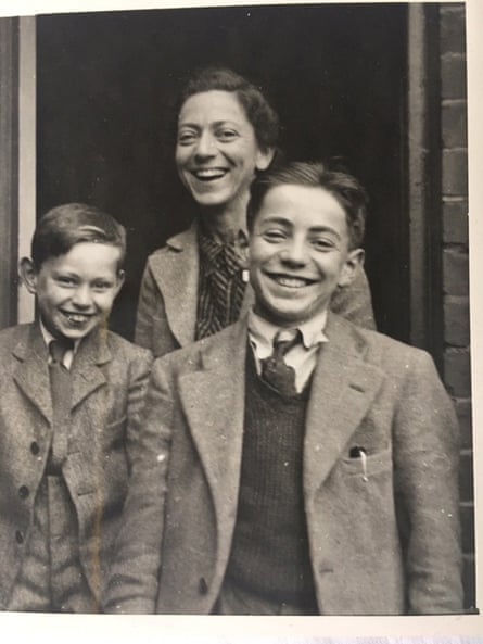 Paul Willer, right, with his mother and younger brother
