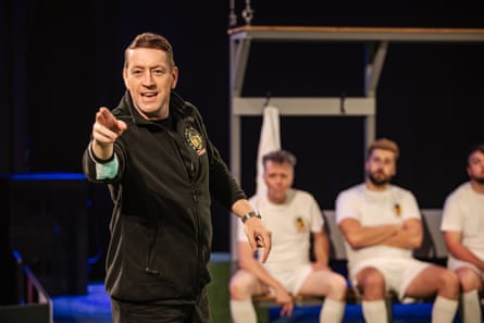 Robert Shaw Cameron as coach Rob Baxter in Exe Men.