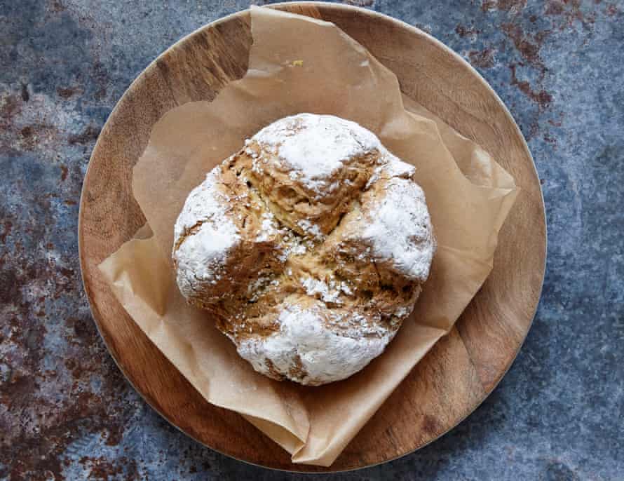 Jack Monroe’s soda bread made with coconut milk and just three other ingredients