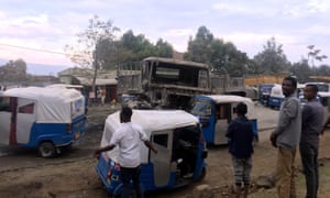 The streets of Ambo have seen the return of military patrols since ethnic Oromos protested against a shipment of smuggled sugar on 25 October.