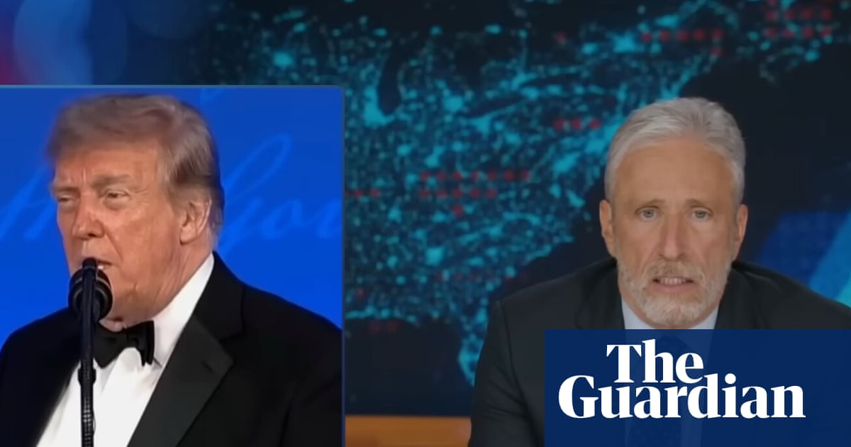 Jon Stewart on Trump’s comedy routine: ‘Normally I’d say don’t quit your day job but in this case …’