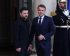 Macron denies warning Ukraine about potential US betrayal – as it happened