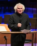 Simon Rattle at the Barbican last weekend.