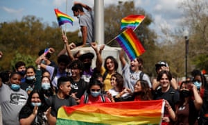 Students protest against "don't say gay bill"