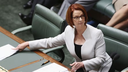 Julia Gillard in parliament