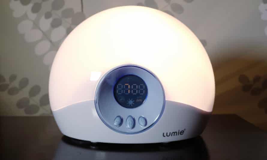 The Lumie alarm side light.