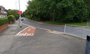 Junction of King Lane and Nursery Lane in Leeds.
