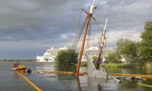 Newly Restored 19th Century German Ship Sinks After