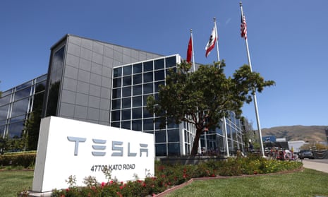 Tesla office in Fremont, California.
