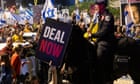 Israel-Gaza war live: arrests as Israeli protesters call on Netanyahu for hostage-release deal