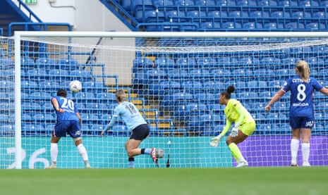 Chelsea's Sam Kerr scores their second goal.
