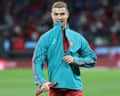 Cristiano Ronaldo pictured before a Portugal game last month