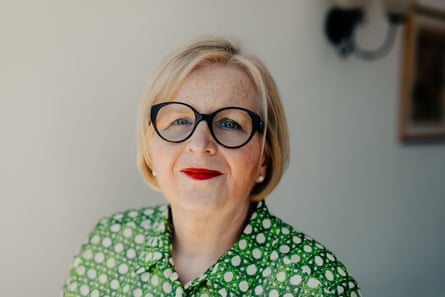 Donna Ockenden wearing black glasses and a green blouse