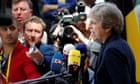 Theresa May criticised for lack of progress on Brexit as EU summit begins - Politics live