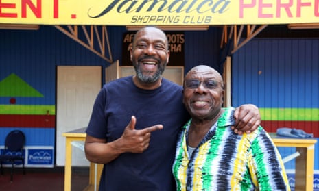 Lenny Henry in Jamaica.