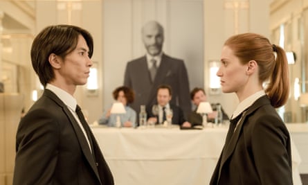 Tomohisa Yamashita and Fleur Geffrier in Drops of God.