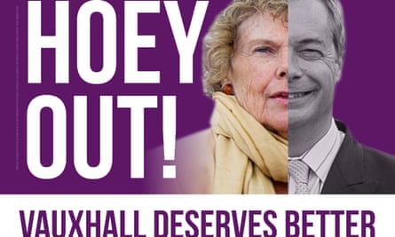 The Liberal Democrat leaflet opposing Kate Hoey.