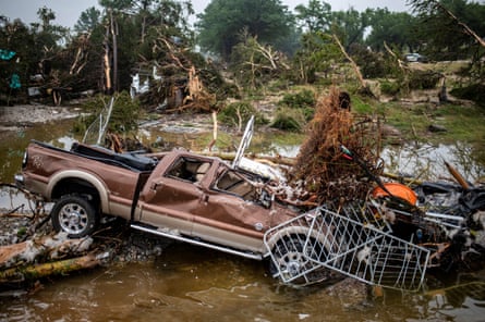 The aftermath of the deadly flooding in Kerrville.