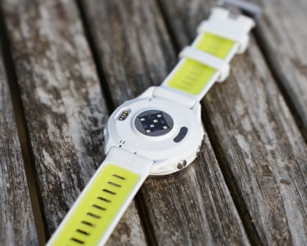 The back of the Garmin Forerunner 970.