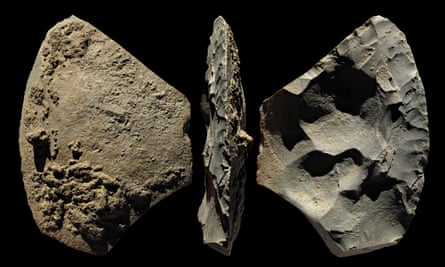 Flints found at the dig
