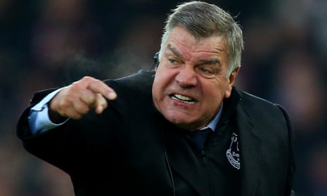 Sam Allardyce said the Everton players can celebrate when they are in better position.