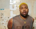 Closeup of UK writer and producer MNEK.