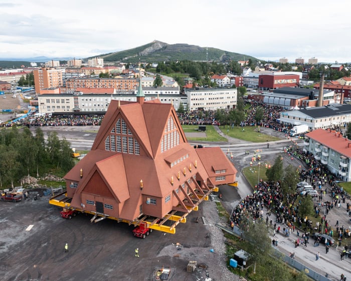 Historic Kiruna Church Relocates to Make Way for Mine Expansion