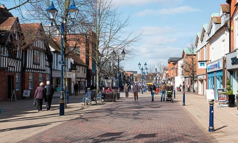 Photograph of Solihull shopping street