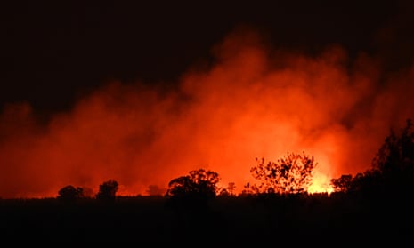 Bushfire in Tara, Queensland