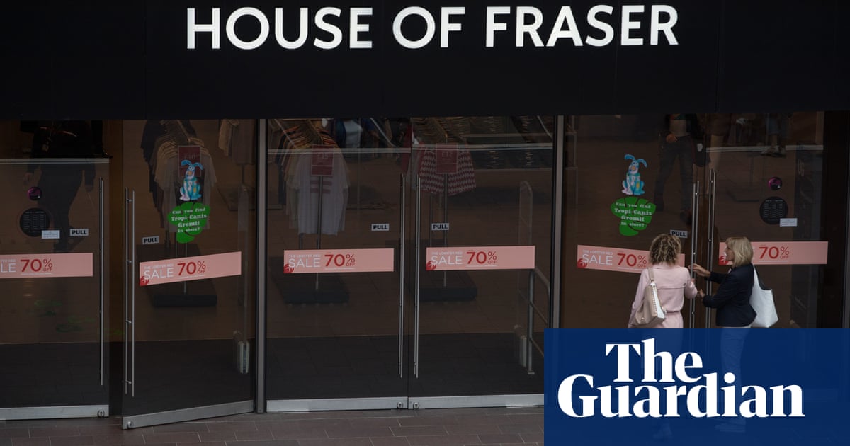 House of Fraser owner scraps ‘unproductive’ Friday home working