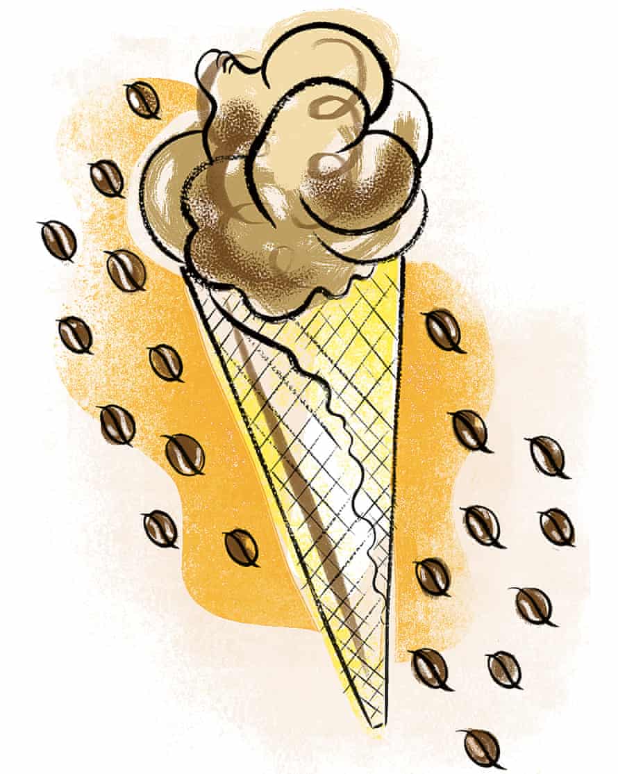 Coffee ice-cream chosen by Ruby Tandoh