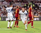 European football: Martínez double gives Inter comeback draw at Roma