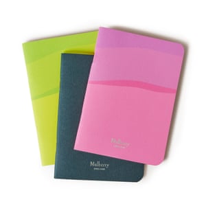 Notebooks, £20 for pack of 3, mulberry.com