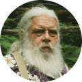 Samuel Delany, a man with beard looking ahead in portrait