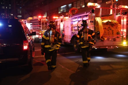 Firefighters in New York