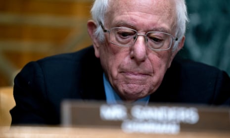 Bernie Sanders speaks on Capitol Hill Thursday in Washington. 