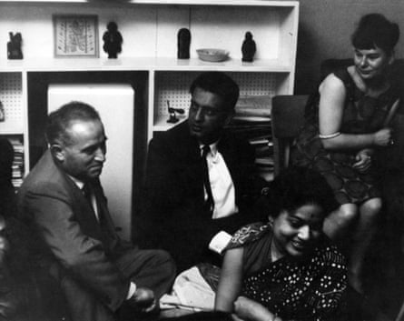 Charles and Kitty Cooper with Satyajit and Bijoya Ray.
