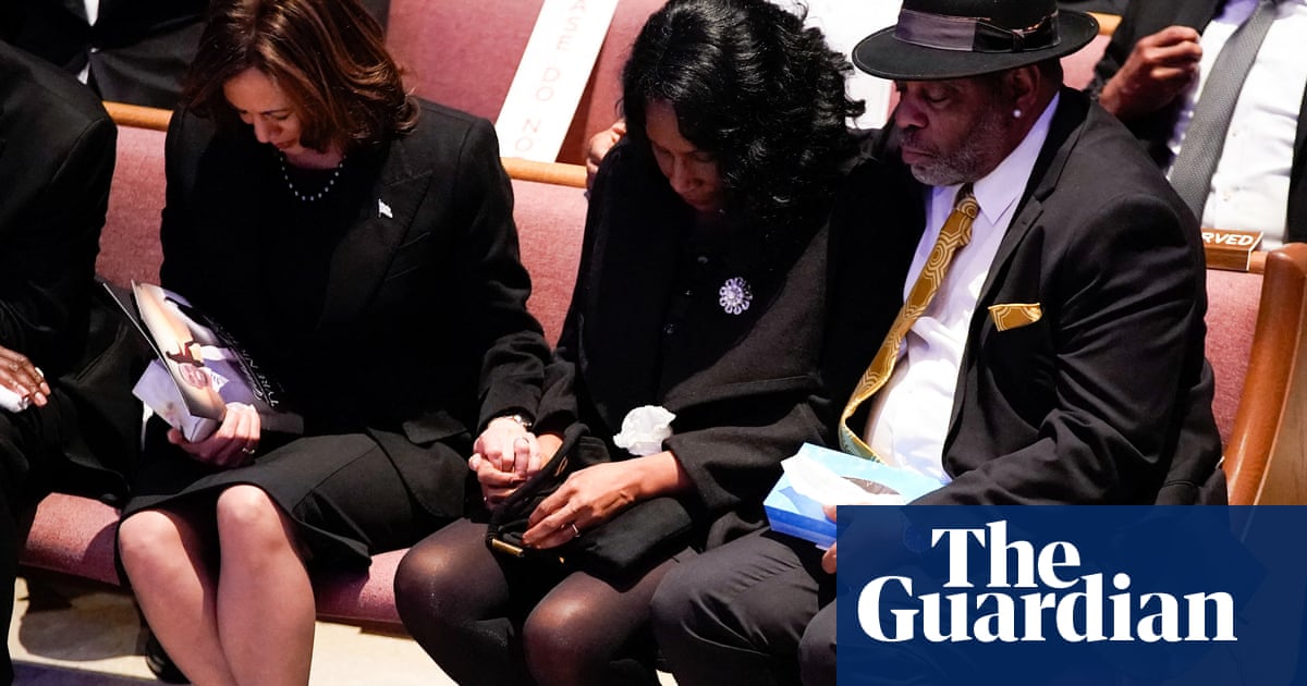 'We mourn with you': Kamala Harris among attendees at Tyre Nichols funeral – video