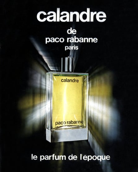 Paco Rabanne’s first fragrance, Calandre, was launched in 1969.