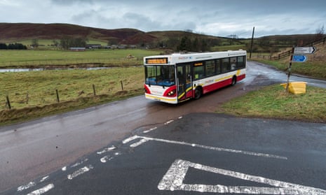 A local bus service in Northumberland