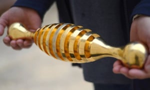 Israel’s Antiquities Authority asked Facebook users for help identifying an ancient relic; it turned out to be a Weber Isis Beamer, a new-age device that claims to protect against radiation.
