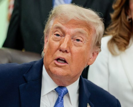 Donald Trump in the Oval Office