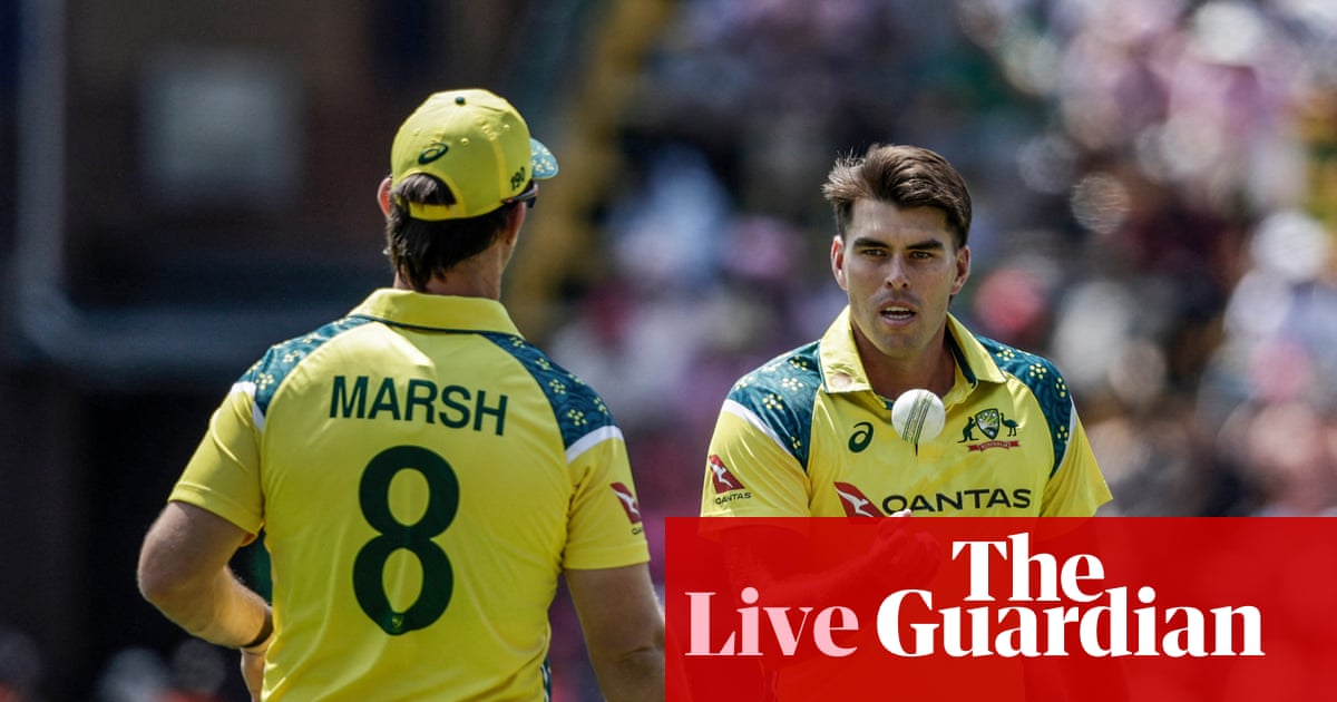 South Africa v Australia: third men’s one-day international – live